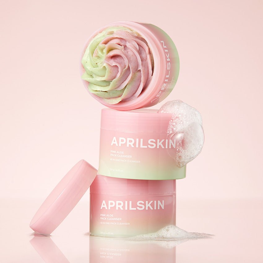 Pink Aloe Mask-to-Foam Soothing Cleanser 120g, APRILSKIN APRILSKIN Cleanser
