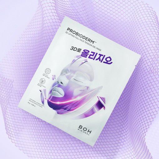 Probioderm 3D Lifting Full Face Tension Gel Mask Sheet 25gX3ea [Oligio EDITION], BIO HEAL BOH BIO HEAL BOH Facial Mask