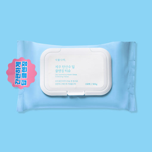 Shingmulnara Jeju Sparkling Water Quick & Deep Cleansing Tissue 100 Sheets 504g Shingmulnara Cleansing Tissue