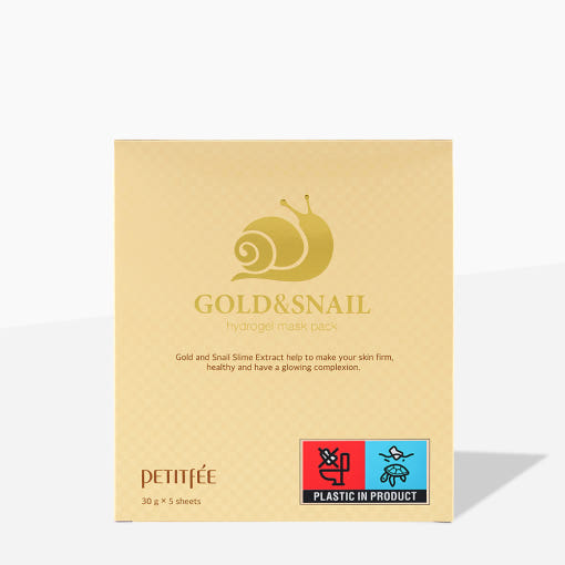 GOLD & SNAIL Hydrogel Mask Pack 30g X 5ea, PETITFEE PETITFEE Jelly Sheet Mask
