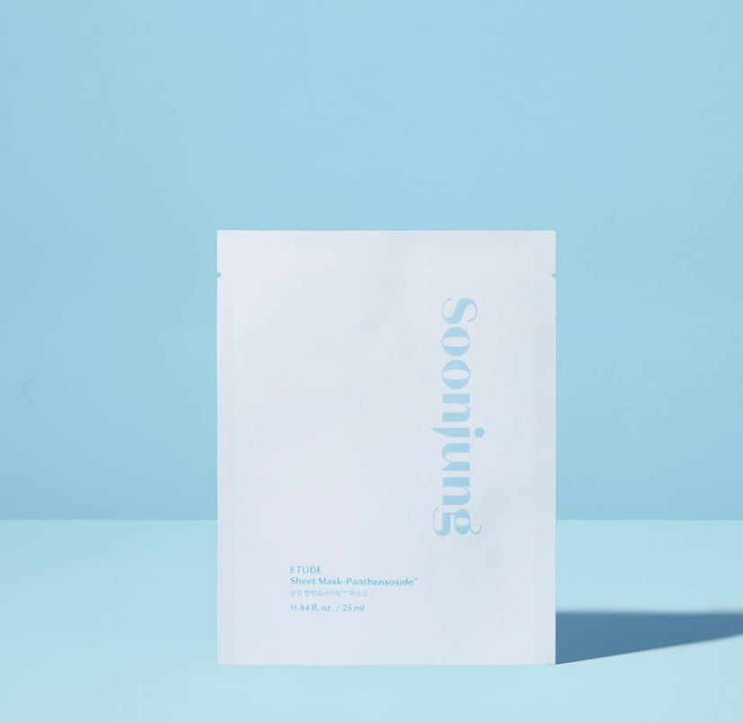 SoonJung Panthensoside Sheet Mask Sheet 25ml x 10pcs, ETUDE HOUSE ETUDE HOUSE Treatment Mask