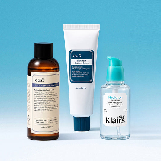 BASIC & BEST SET (Toner 180ml + Serum 80ml + Soothing Cream 60ml), KLAIRS KLAIRS Skincare Set