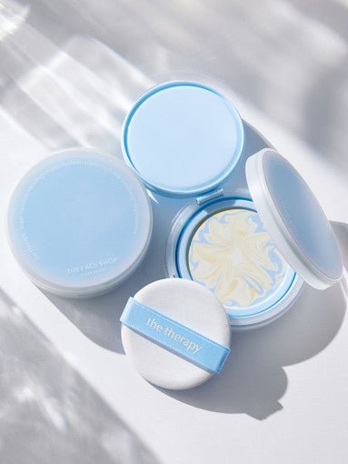 The Therapy Vegan Moisture Blending Sun Pact SPF 50+ PA++++ 14gX2ea, THE FACE SHOP THE FACE SHOP Sun Cushion