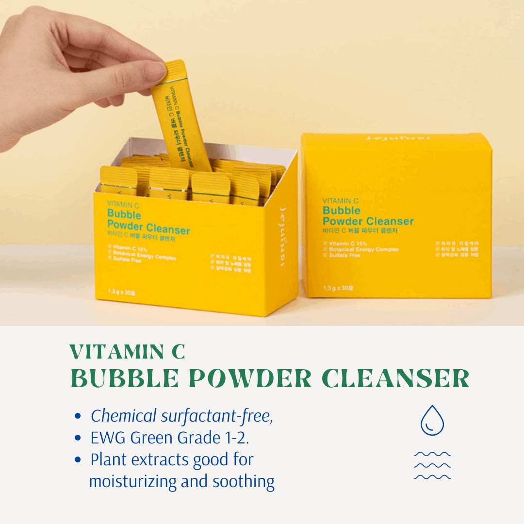 Vitamin C Bubble Powder Cleanser 30ea, JEJU INDI JEJU INDI Cleansing powder