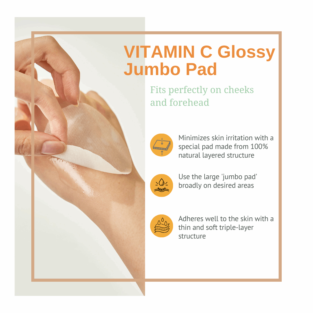 Vitamin C Glossy Jumbo Pad 160ml, JEJU INDI JEJU INDI Hydrating Toner