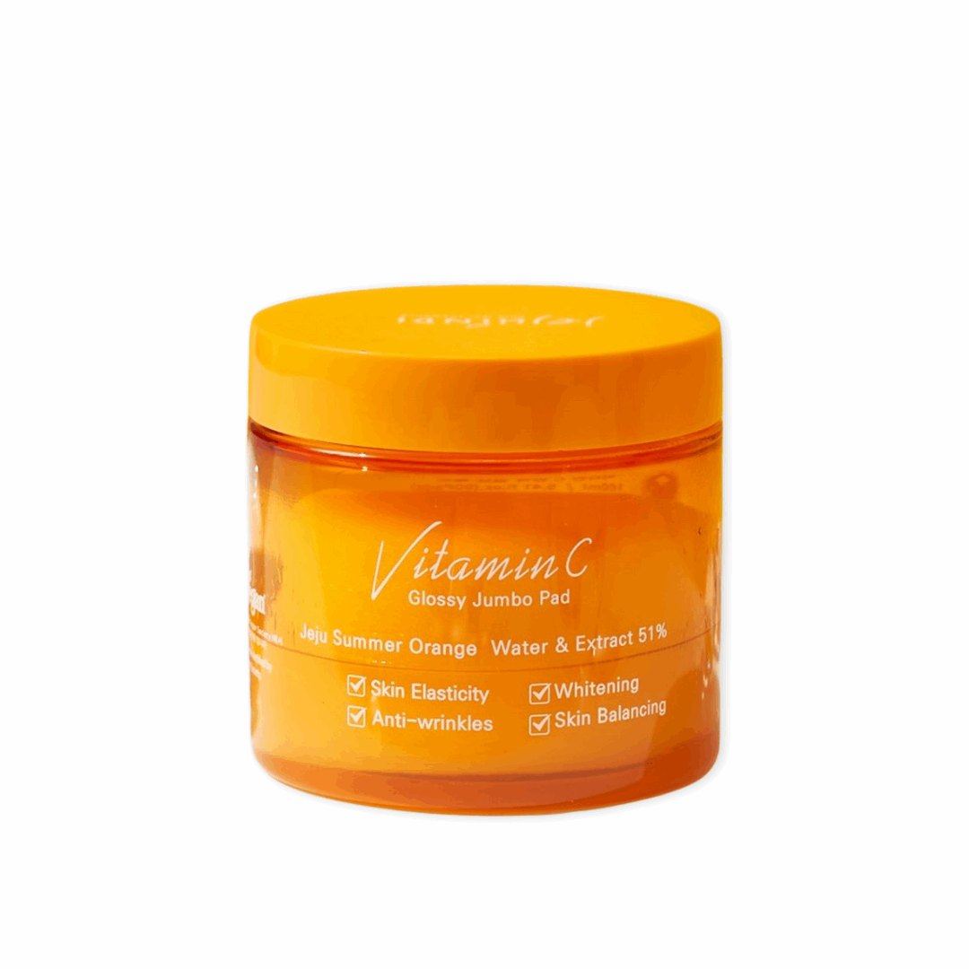 Vitamin C Glossy Jumbo Pad 160ml, JEJU INDI JEJU INDI Hydrating Toner